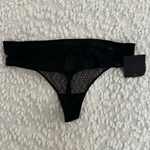 Calvin klein black sheer lace thong underwear